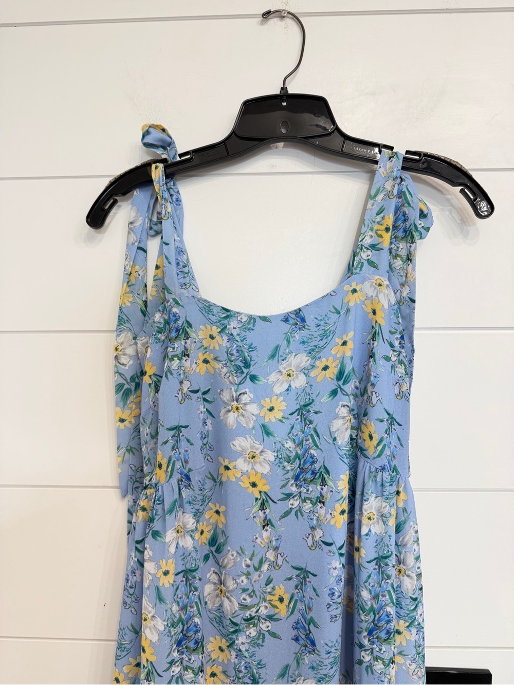 Yumi Kim Rosette Blue Floral Tie Strap Maxi Dress Garden Party 8079 - Picture 4 of 11